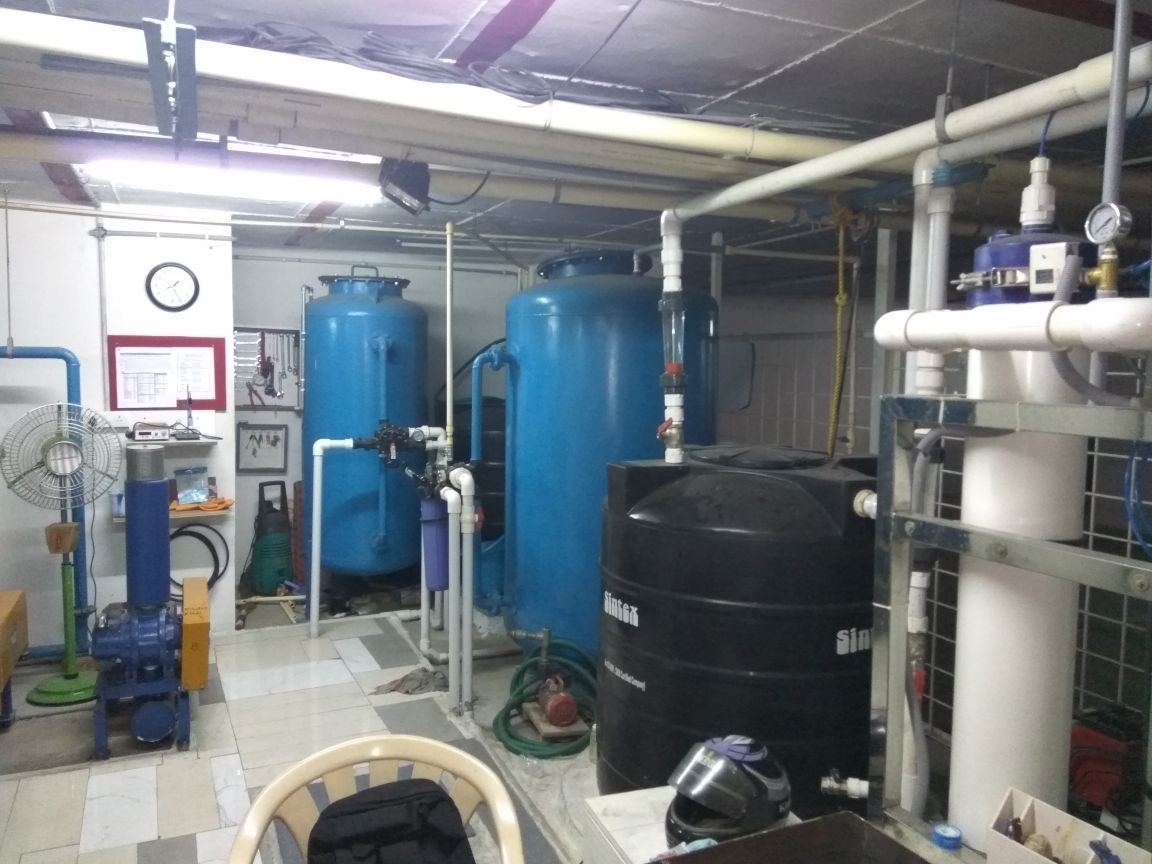 Hygienic tank maintenance completed